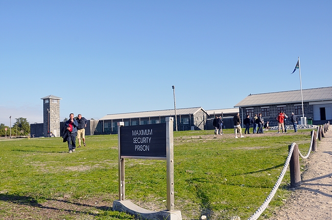 Vierailun pääkohde - itse Robben Islandin vankila