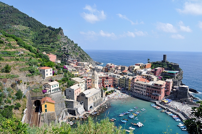 Vernezza - Cinque Terren viisi kylää tarjoaa uskomattoman upeat maisemat patikoinnille.