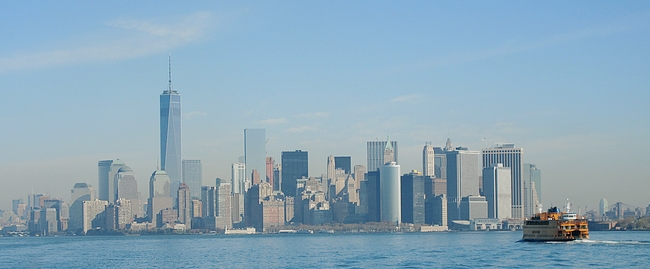Manhattanin eteläkärjen näkee parhaiden Staten Islandin lautalta.
