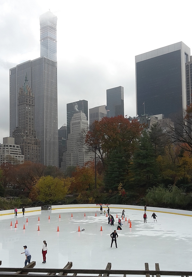 Ennen Rangersin peliä voi käydä tekemässä omat kiemurat Central Parkissa.