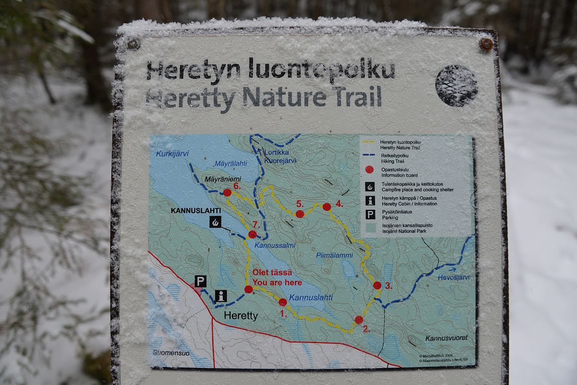 Isojärven kansallispuisto - Heretyn luontopolku