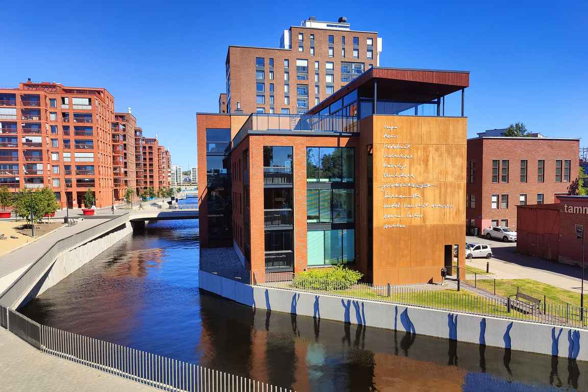 Tampere on uudistunut kovaa vauhtia. Ranta-Tampella on esimerkki uusista upeista arkkitehtuurikohteista.