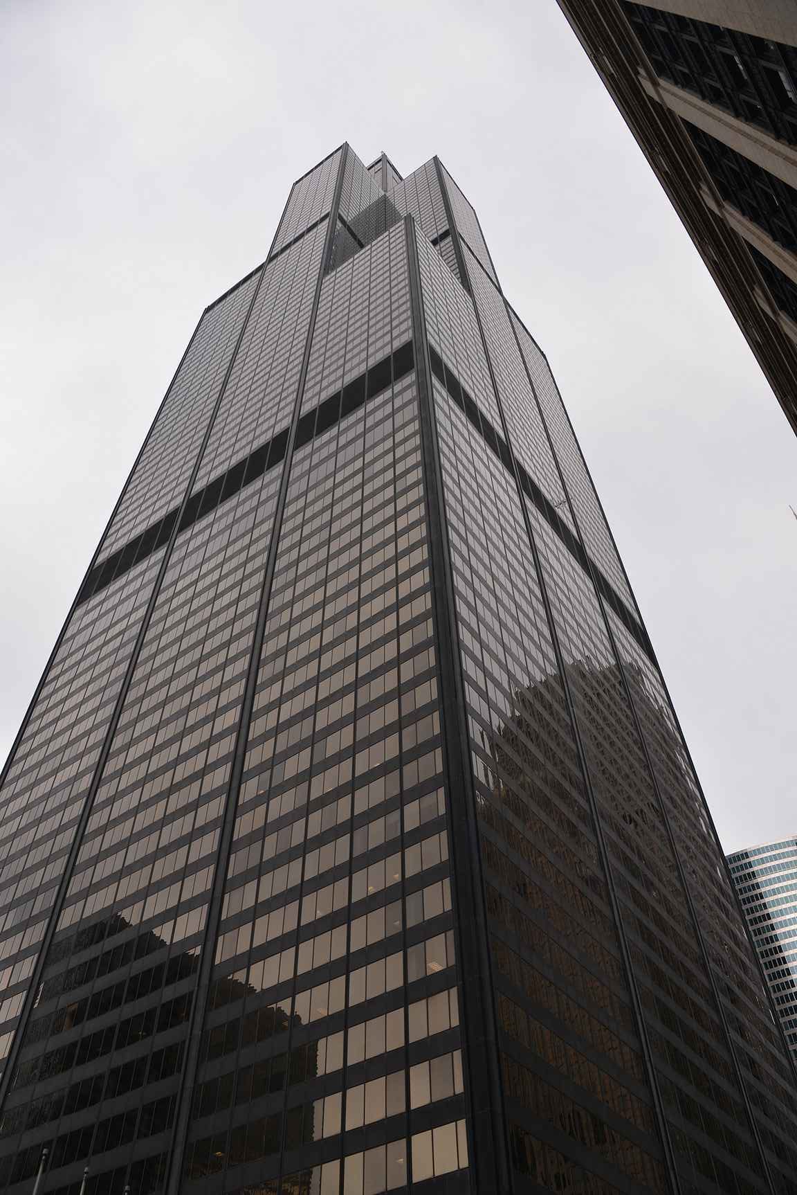Willis Tower (entinen Sears Tower) oli aikoinaan maailman korkein rakennus.
