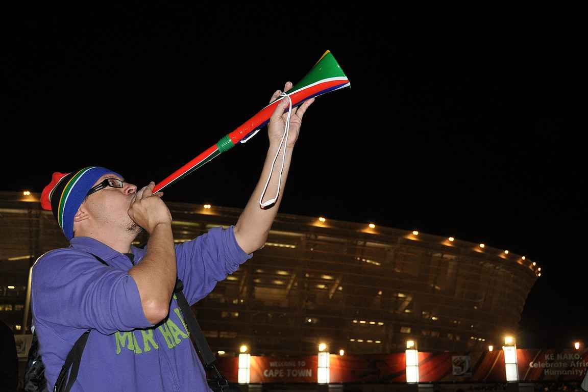 Etelä-Afrikan kisat muistetaan ennen kaikkea vuvuzelasta.