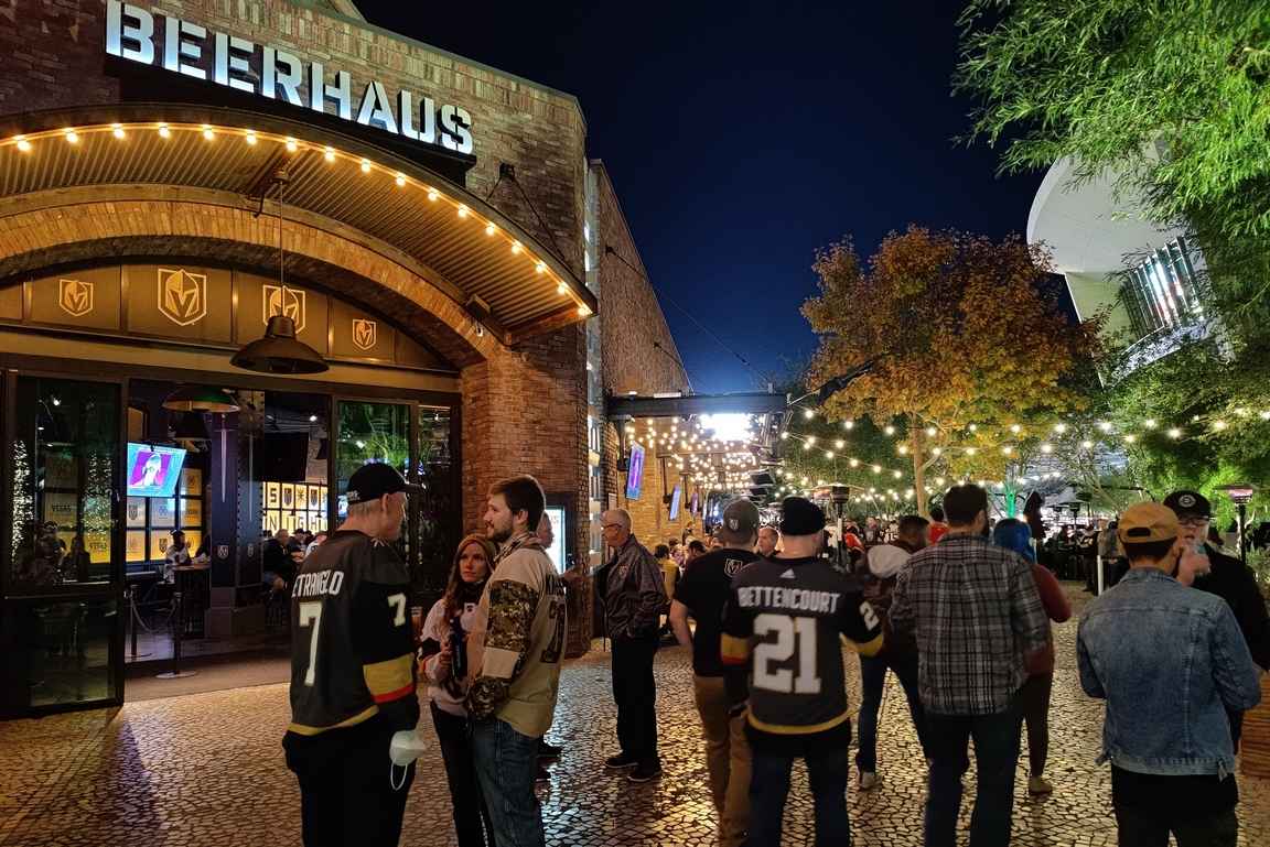 Beerhaus on suosittu varsinkin Las Vegas Knightsin pelipäivinä.