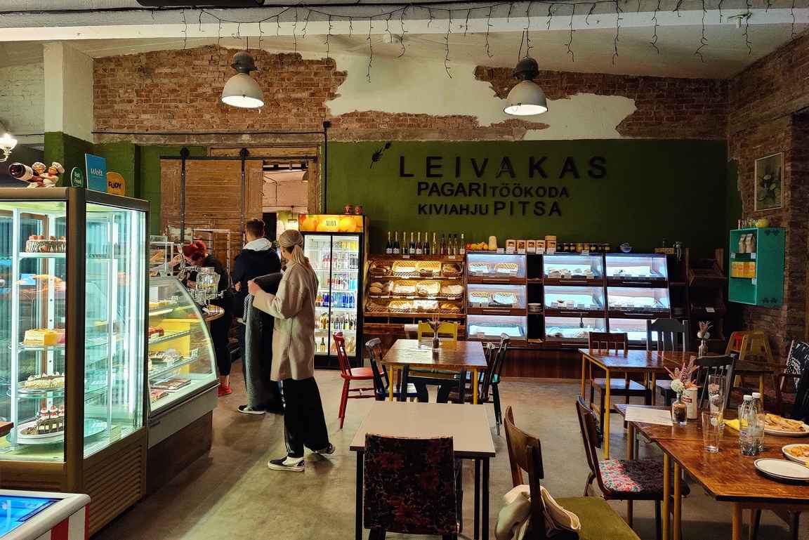 Kastrulin naapurissa oleva Leivakas on erinomainen jälkiruokapaikka sekä pitseria.