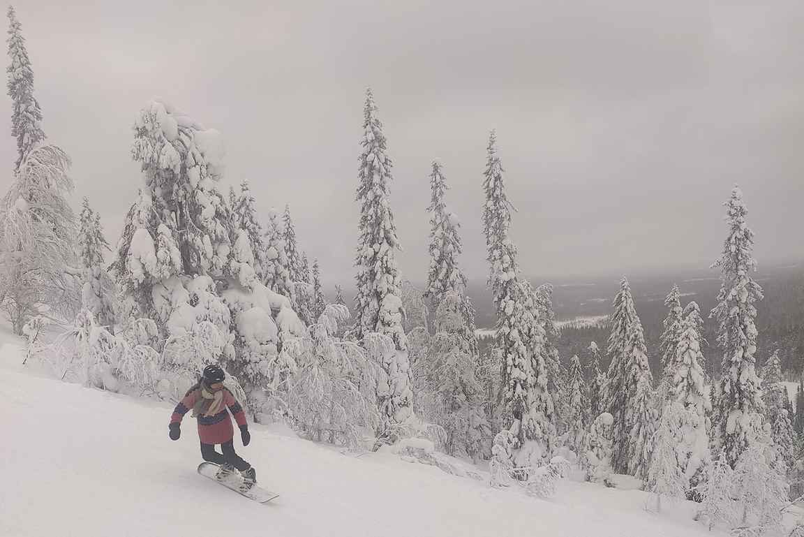 Takarinteillä nro 7 sopii vauhdikkaaseen menoon tykkylumien vierellä.