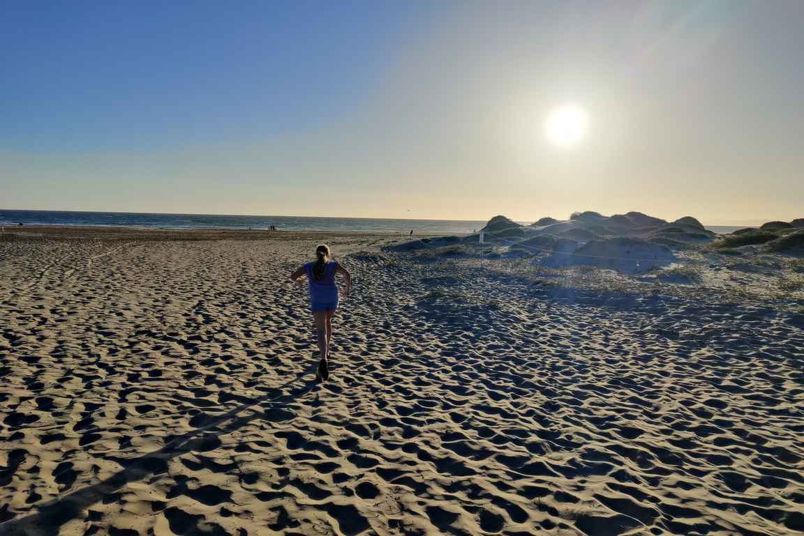 Kohti Morro Strand State Beachia.