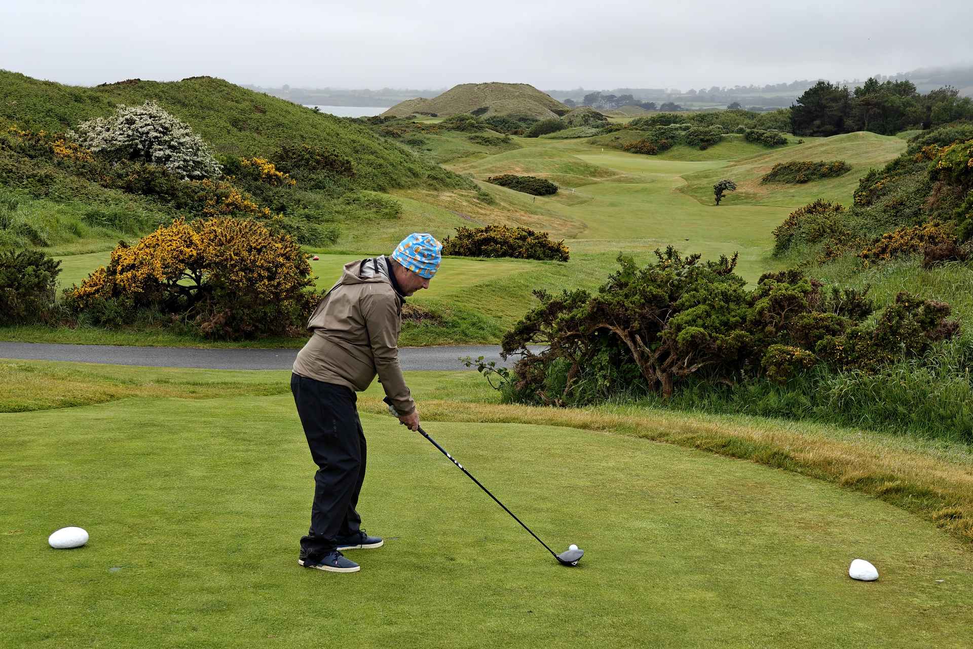 The European, 17 tee, tästä ei golfkenttä voi enää parantua.