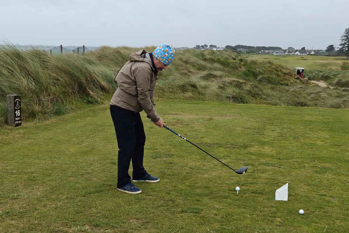 Rosslare Links tarjoilee kaikkea parasta eli dyynejä, merenrantaa ja tuulta pelaajien iloksi.