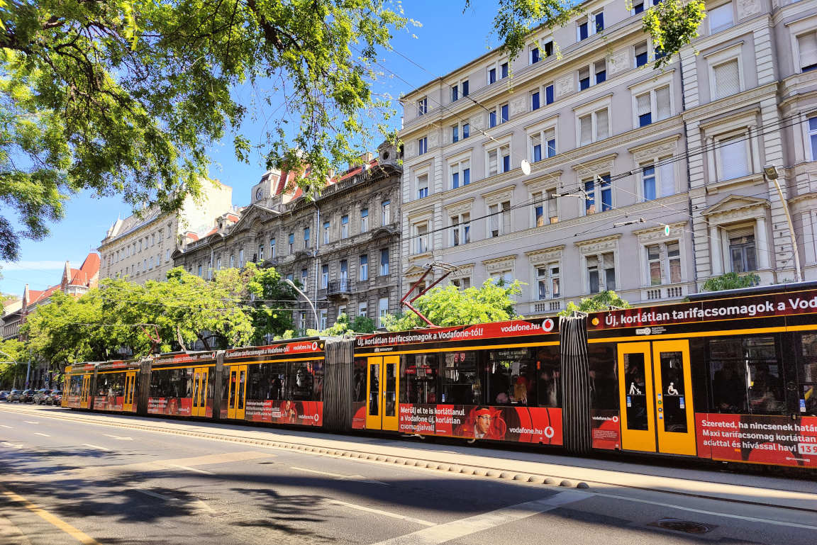 Budapestissä riittää pitkiä katuja käveltäväksi ja ihmeteltäväksi.