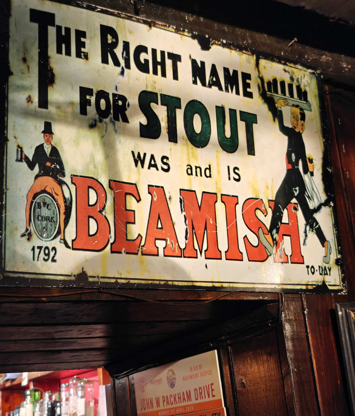 Beamish on ollut pitkään Corkin alueen työväen juoma.